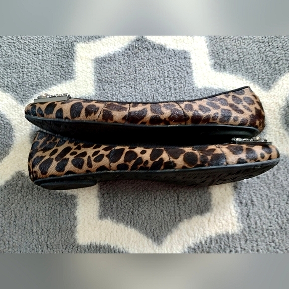 Sam Edelman "Caper" Jeweled Animal Print Ballet Flats - Picture 6 of 15
